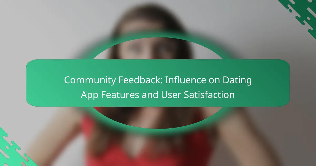 Community Feedback: Influence on Dating App Features and User Satisfaction