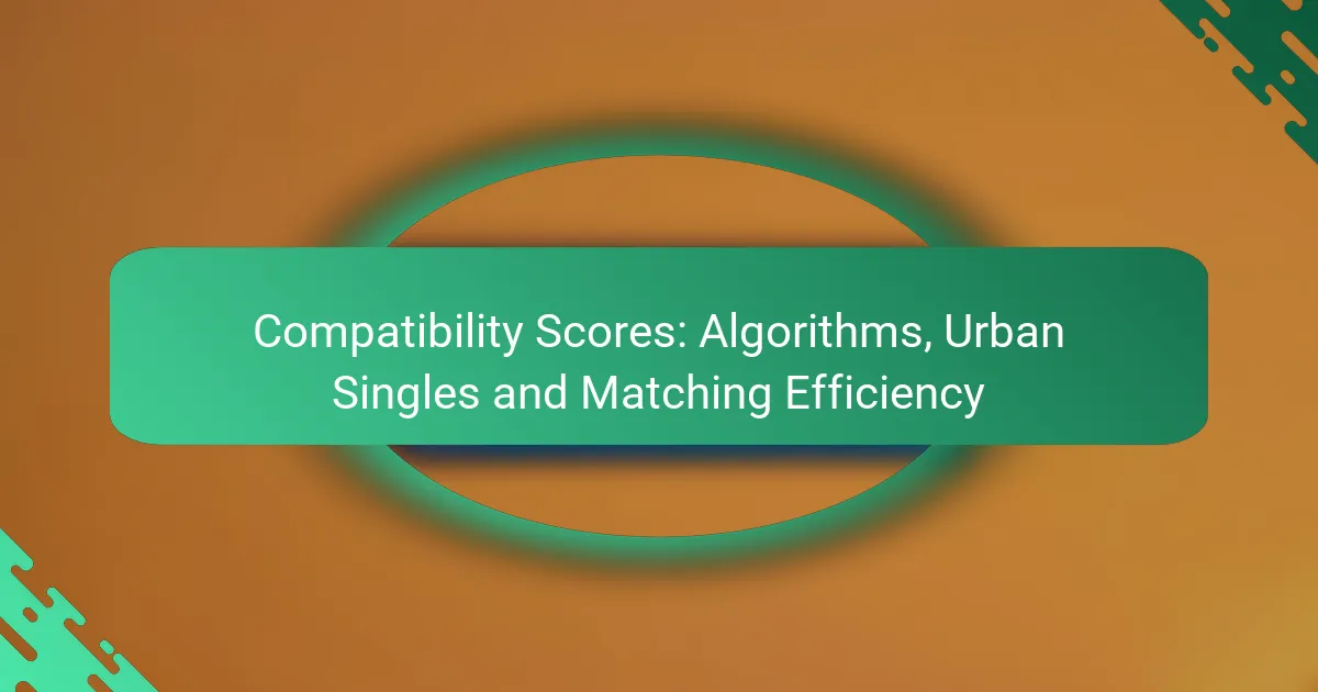 Compatibility Scores: Algorithms, Urban Singles and Matching Efficiency