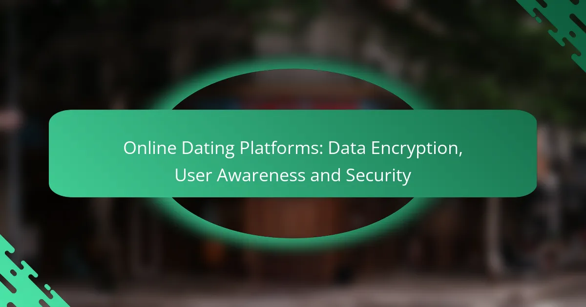 Online Dating Platforms: Data Encryption, User Awareness and Security